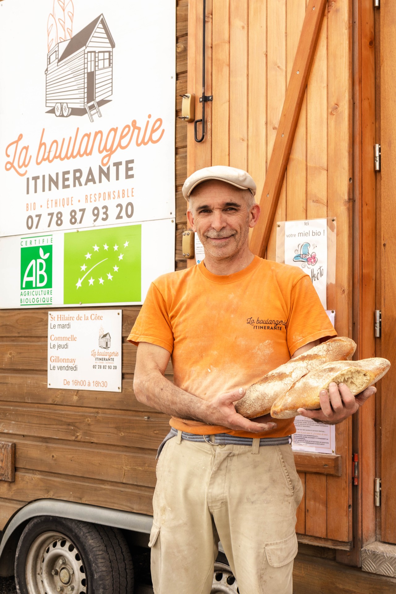 Une boulangerie bio itinérante en Isère